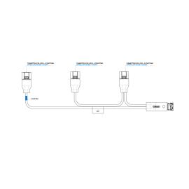 Harness for 3 right LCR19 lights Schmitz